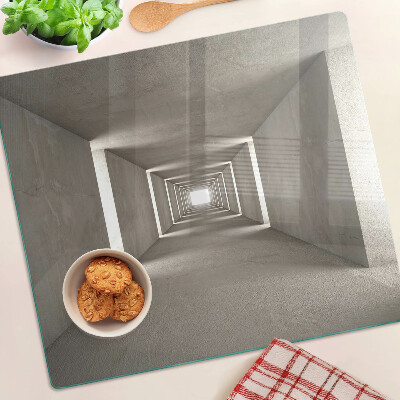 Tábua para corte Interior geométrico com efeito de profundidade