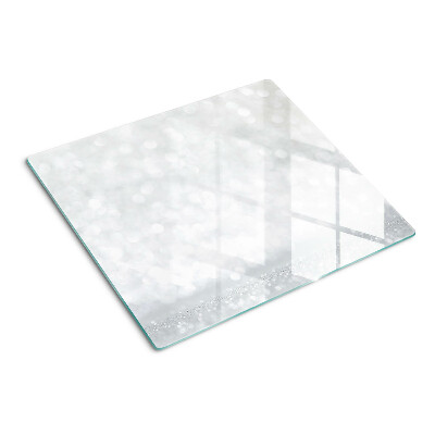 Tábua para corte Bokeh brilhante com efeito de luz