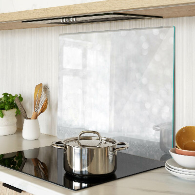 Tábua para corte Bokeh brilhante com efeito de luz