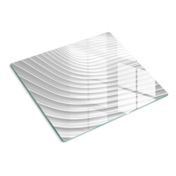 Tábua para corte Ondas e linhas em tons de cinza