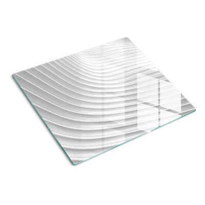 Tábua para corte Ondas e linhas em tons de cinza