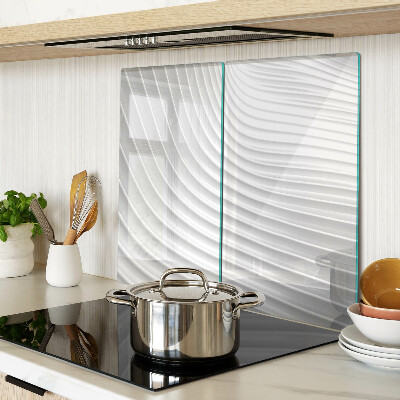 Tábua para corte Ondas e linhas em tons de cinza