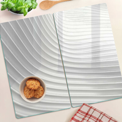 Tábua para corte Ondas e linhas em tons de cinza