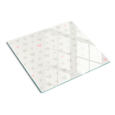 Tábua para cozinha Corações em cores diferentes