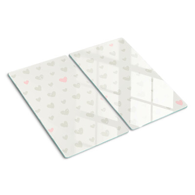 Tábua para cozinha Corações em cores diferentes