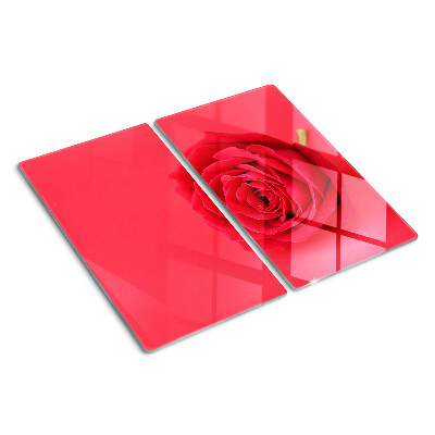 Tábua para cozinha Rosa vermelha no fundo