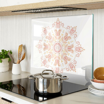 Tábua para corte Mandala em tons de rosa