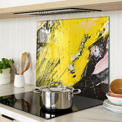 Tábua para corte Paisagem abstrata em cores intensas