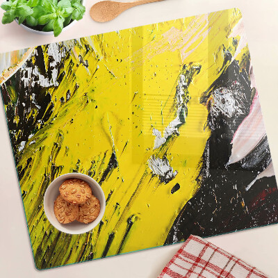 Tábua para corte Paisagem abstrata em cores intensas