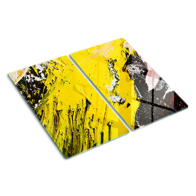 Tábua para corte Paisagem abstrata em cores intensas