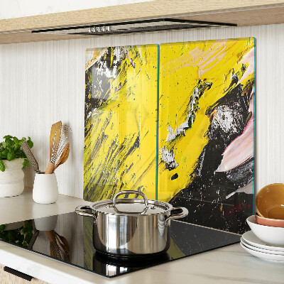 Tábua para corte Paisagem abstrata em cores intensas