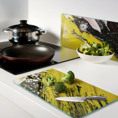 Tábua para corte Paisagem abstrata em cores intensas