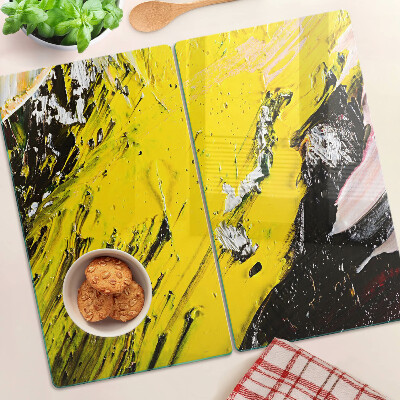 Tábua para corte Paisagem abstrata em cores intensas