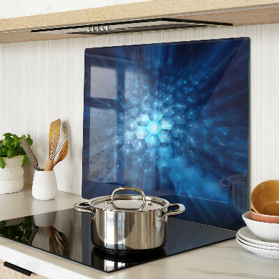 Tábua para cozinha Raios de luz azul