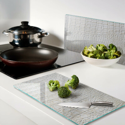 Tábua para corte Padrão de pele de crocodilo