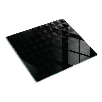 Tábua para cozinha Padrões geométricos em tons de preto