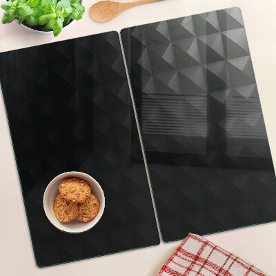 Tábua para cozinha Padrões geométricos em tons de preto