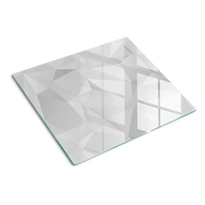 Tábua para corte Geometria em tons de cinza