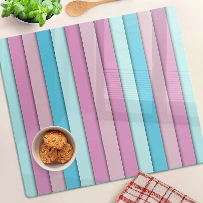 Tábua para corte Geometria em cores pastel