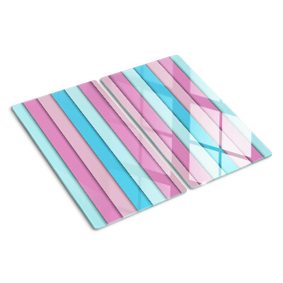 Tábua para corte Geometria em cores pastel