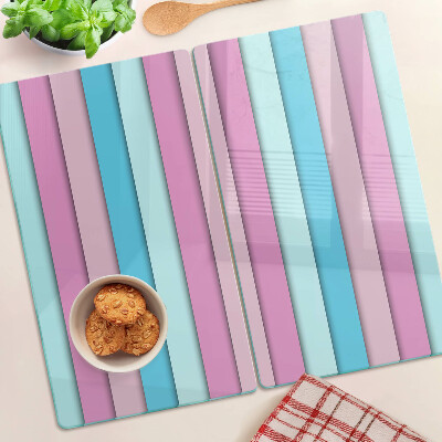 Tábua para corte Geometria em cores pastel