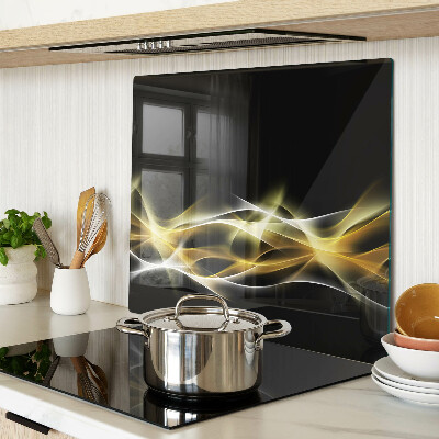 Tábua para cozinha Uma onda de luz em tons de ouro