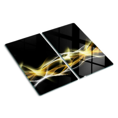 Tábua para cozinha Uma onda de luz em tons de ouro