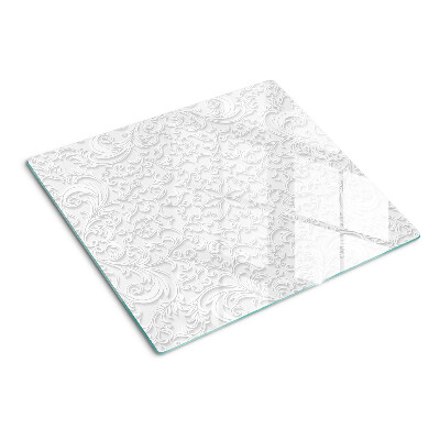 Tábua para cozinha Padrão floral com ondas