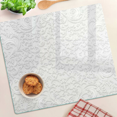 Tábua para cozinha Padrão floral com ondas