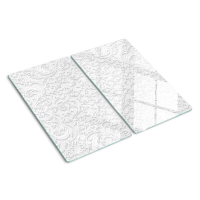 Tábua para cozinha Padrão floral com ondas