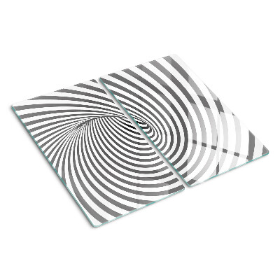 Tábua para corte Motivo espiral óptico