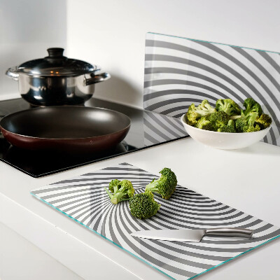 Tábua para corte Motivo espiral óptico