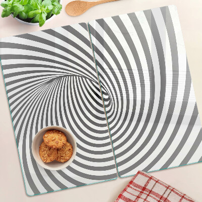 Tábua para corte Motivo espiral óptico