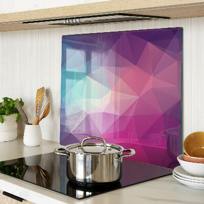 Tábua para cozinha Geometria em tons de rosa e azul