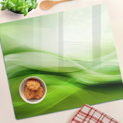 Tábua para cozinha Ondas verdes e gradientes