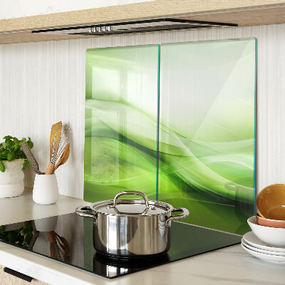 Tábua para cozinha Ondas verdes e gradientes