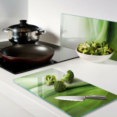 Tábua para cozinha Ondas verdes e gradientes