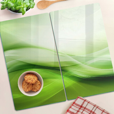 Tábua para cozinha Ondas verdes e gradientes
