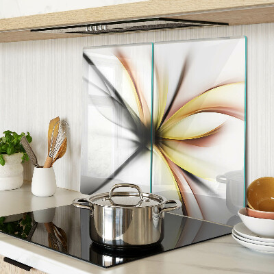 Tábua para corte Abstrato floral com linhas dinâmicas