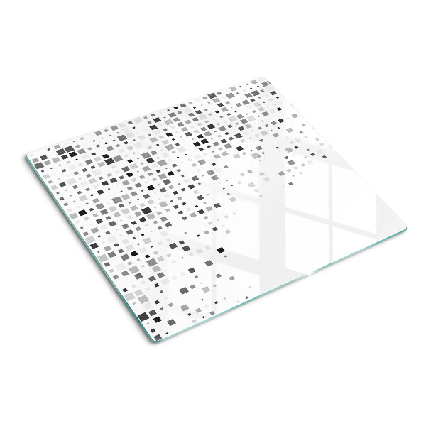 Tábua para cozinha Padrões geométricos em tons de cinza