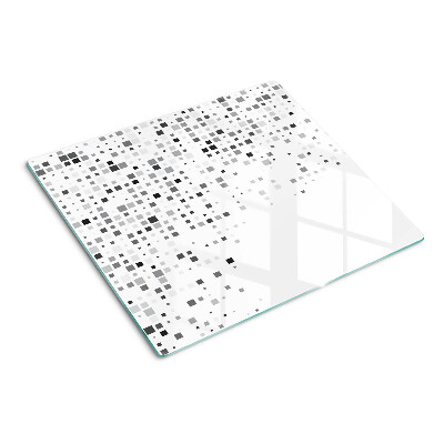 Tábua para cozinha Padrões geométricos em tons de cinza