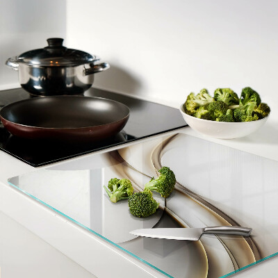 Tábua para corte Ondas em tons de bege