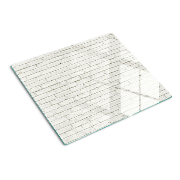 Tábua para cozinha Parede de tijolos brancos