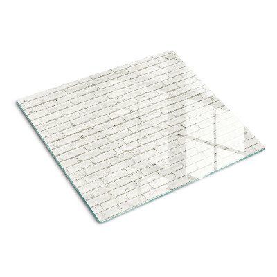 Tábua para cozinha Parede de tijolos brancos