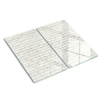 Tábua para cozinha Parede de tijolos brancos