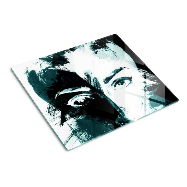 Tábua para corte Retrato em estilo abstrato