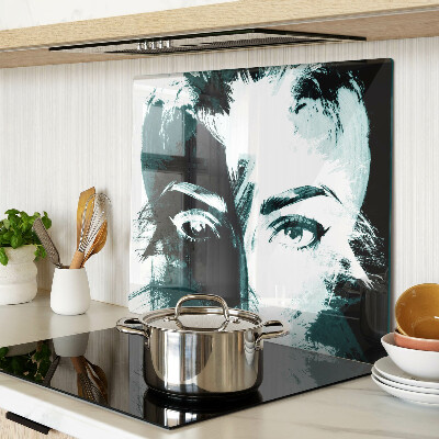 Tábua para corte Retrato em estilo abstrato