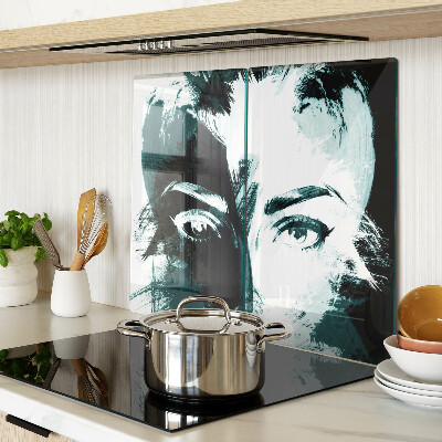 Tábua para corte Retrato em estilo abstrato