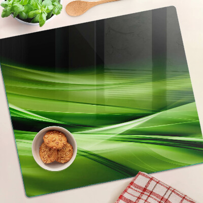 Tábua para corte Ondas abstratas verdes
