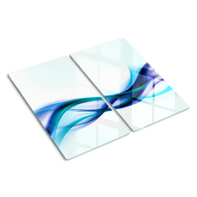 Tábua para cozinha Ondas em tons de azul e turquesa